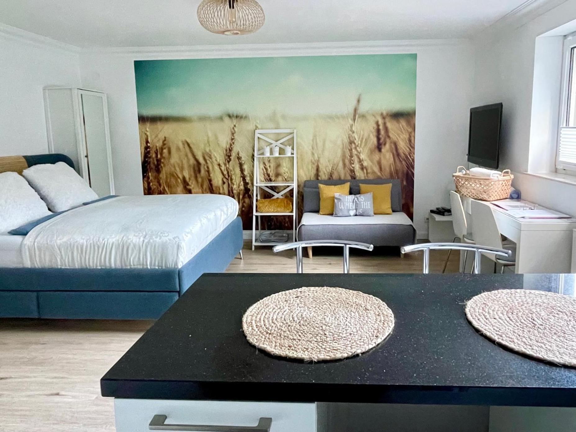 Fewo Studio 'Ein Bett Im Kornfeld', Kueche, 30Qm, Souterrain Welver Exteriér fotografie